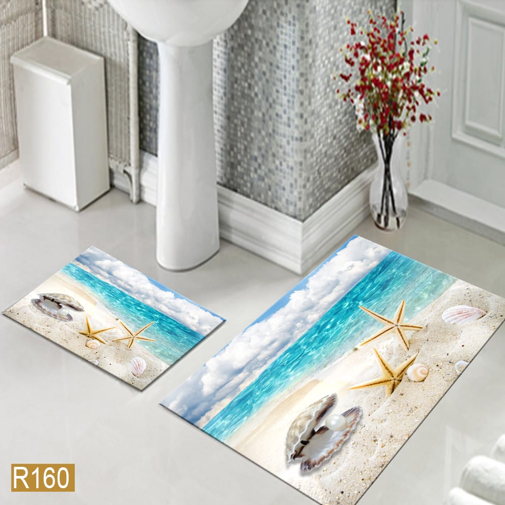 3D Deniz yıldızı banyo paspası